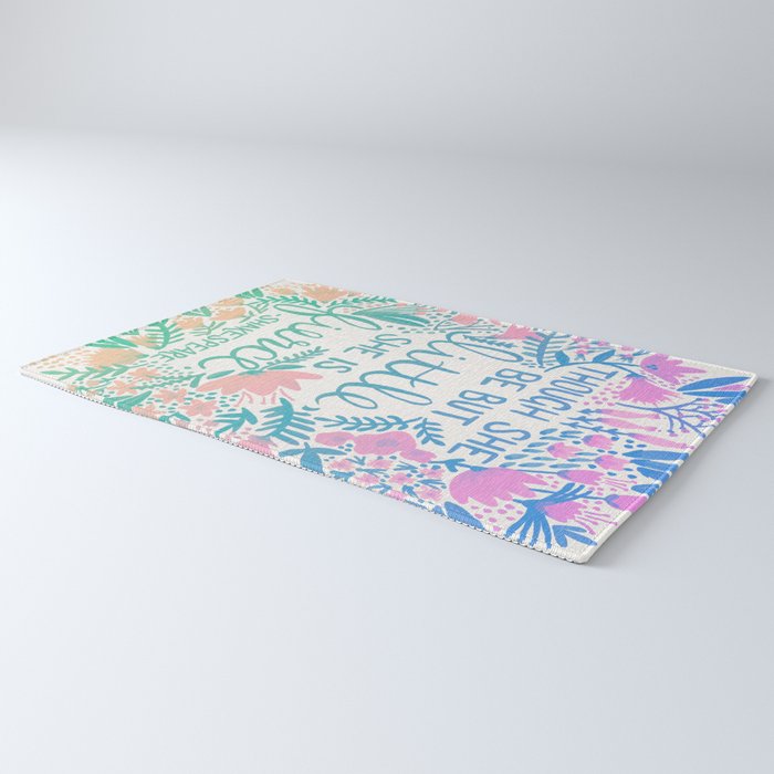 Little & Fierce - Lavender Mint OmbrÃ© Rug Gallery Image 3