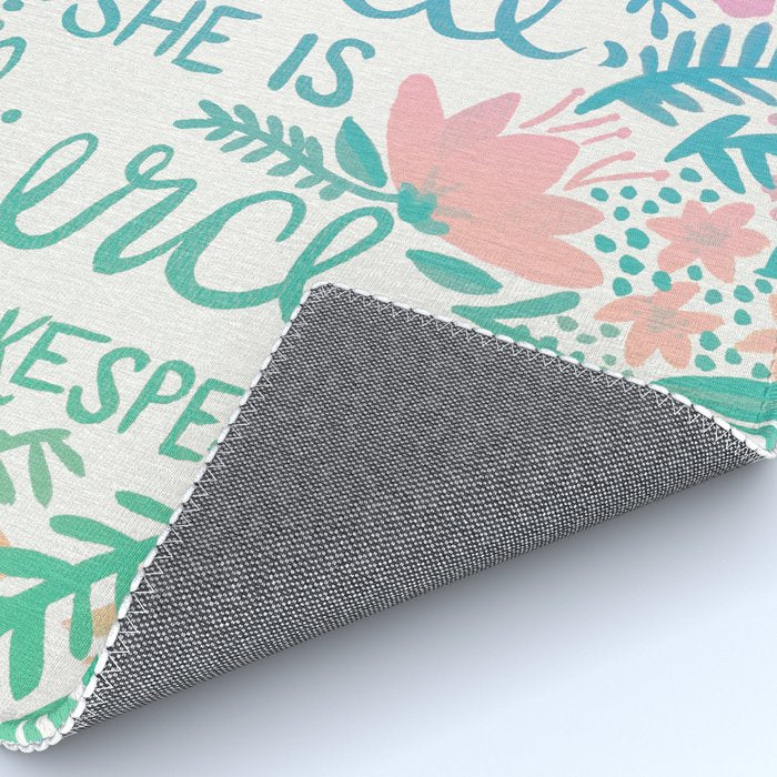 Little & Fierce - Lavender Mint OmbrÃ© Rug Gallery Image 4