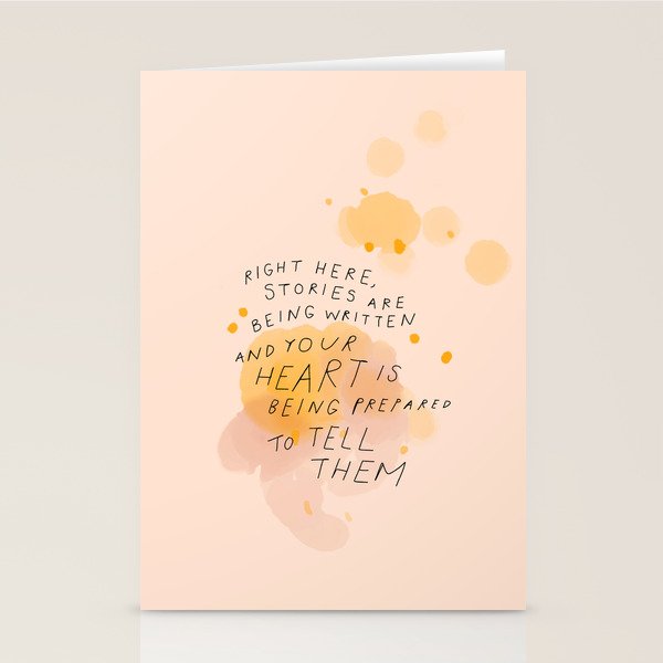 "Right Here, Stories Are Being Written" Stationery Card Gallery Image 2