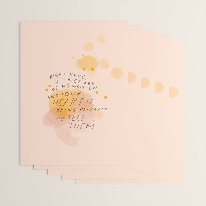 "Right Here, Stories Are Being Written" Wrapping Paper Gallery Image 3
