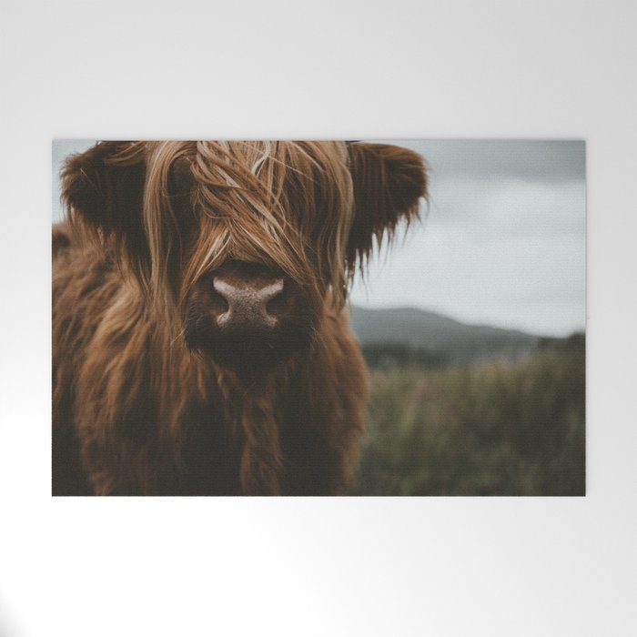 Animal Photography - Scottish Highland Cattle Welcome Mat Gallery Image 1