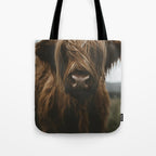 Animal Photography - Scottish Highland Cattle Tote Bag Gallery Image 1