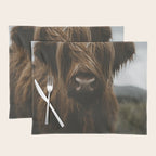 Animal Photography - Scottish Highland Cattle Placemat Gallery Image 1