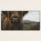 Animal Photography - Scottish Highland Cattle Desk Mat Gallery Image 3
