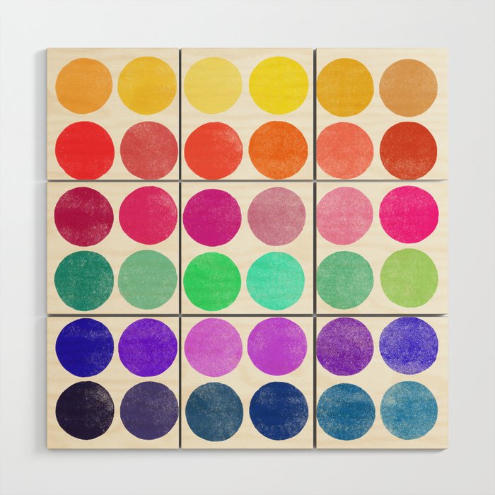 colorplay 6 Wood Wall Art Gallery Image 1