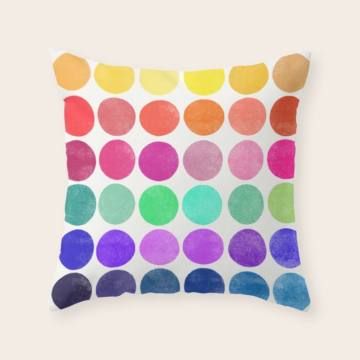 colorplay 6 Throw Pillow Gallery Image 1