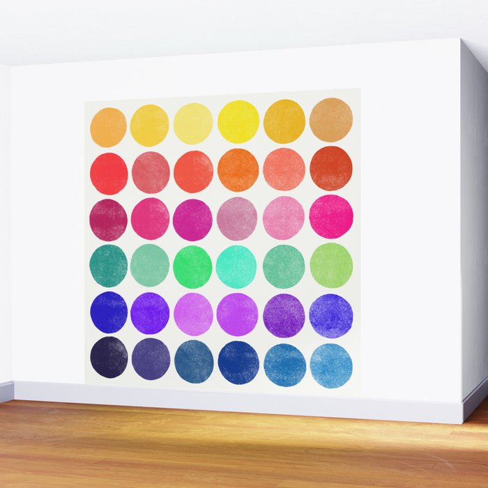 colorplay 6 Wall Mural Gallery Image 2