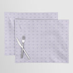 Butterfly Pattern - Lilac Purple Placemat Gallery Image 1