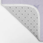 Butterfly Pattern - Lilac Purple Bath Mat Gallery Image 2