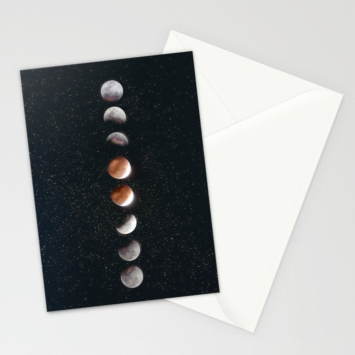 Phases of the Moon II Stationery Card Gallery Image 2