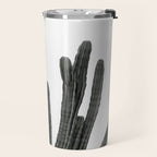Black and White Cactus Travel Mug Gallery Image 2