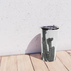 Black and White Cactus Travel Mug Gallery Image 4