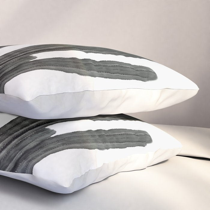 Black and White Cactus Pillow Sham Gallery Image 3