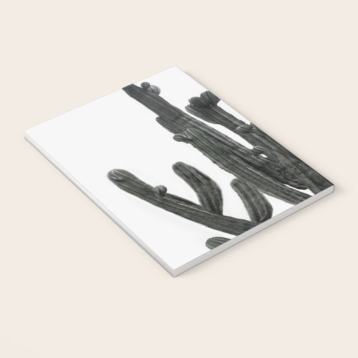 Black and White Cactus Notebook Gallery Image 3