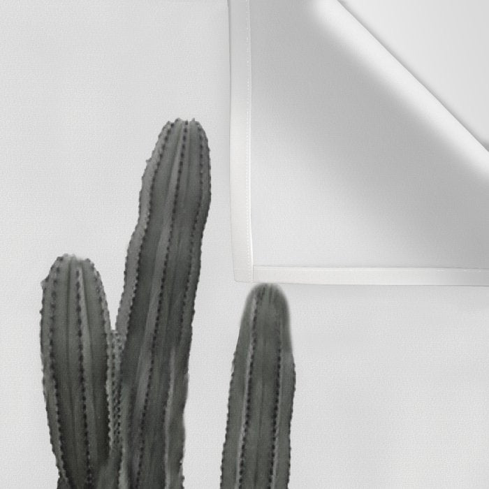 Black and White Cactus Wall Tapestry Gallery Image 3