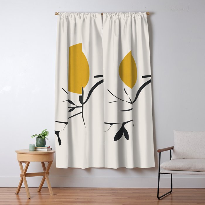 Bird and the Setting Sun Window Curtain Gallery Image 1