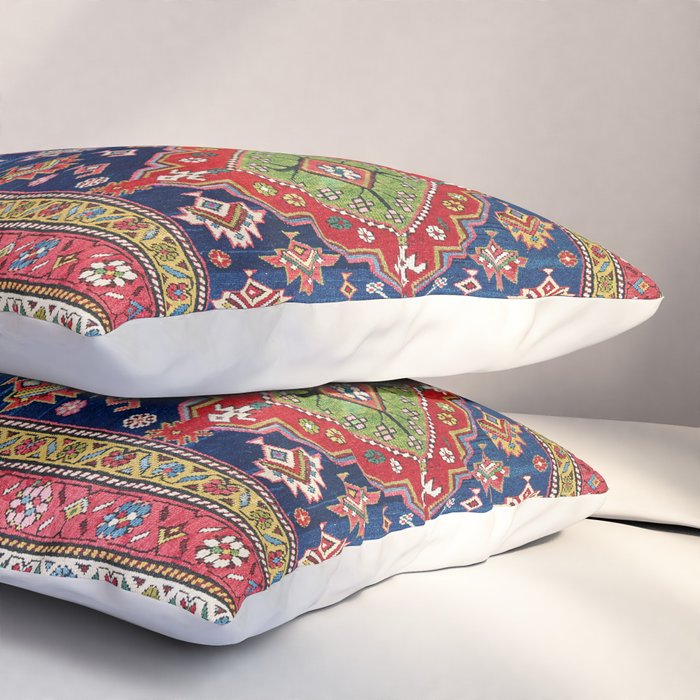 Azerbaijan Northwest Persian Long Rug Print Pillow Sham Gallery Image 3