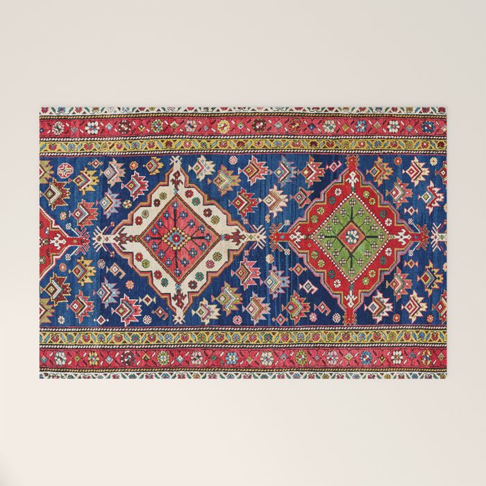 Azerbaijan Northwest Persian Long Rug Print Welcome Mat Gallery Image 1