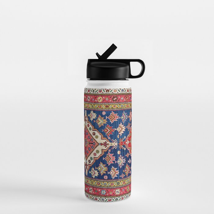 Azerbaijan Northwest Persian Long Rug Print Water Bottle Gallery Image 1
