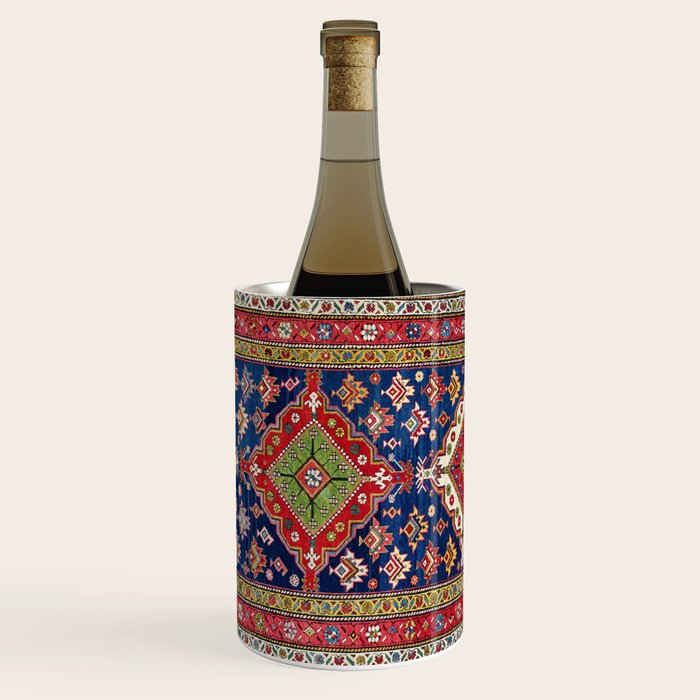 Azerbaijan Northwest Persian Long Rug Print Wine Chiller Gallery Image 3