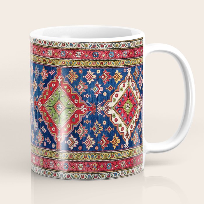 Azerbaijan Northwest Persian Long Rug Print Coffee Mug Gallery Image 1