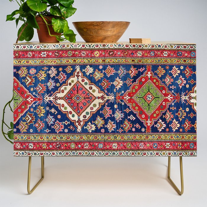 Azerbaijan Northwest Persian Long Rug Print Credenza Gallery Image 1