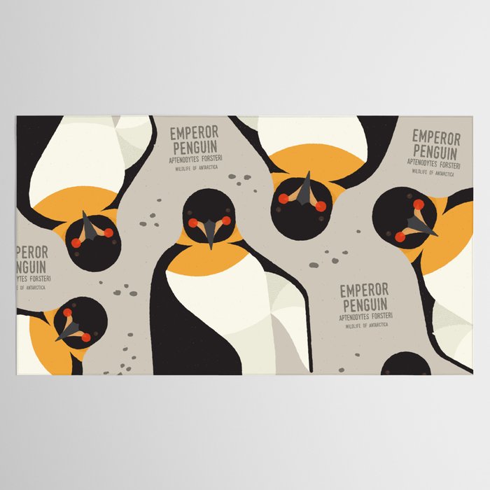 Emperor Penguin, Wildlife of Antarctica Tablecloth Gallery Image 2