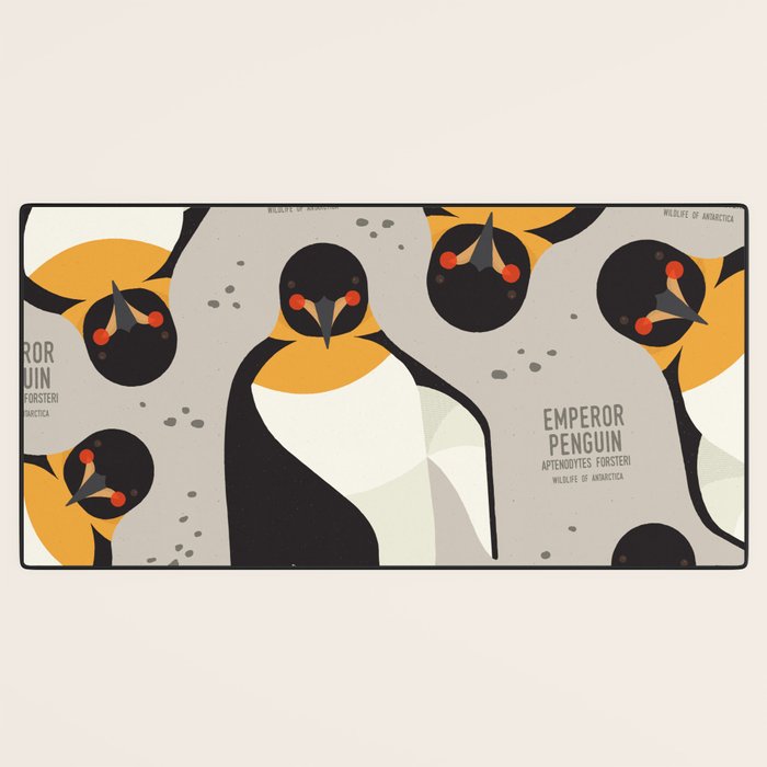 Emperor Penguin, Wildlife of Antarctica Desk Mat Gallery Image 3
