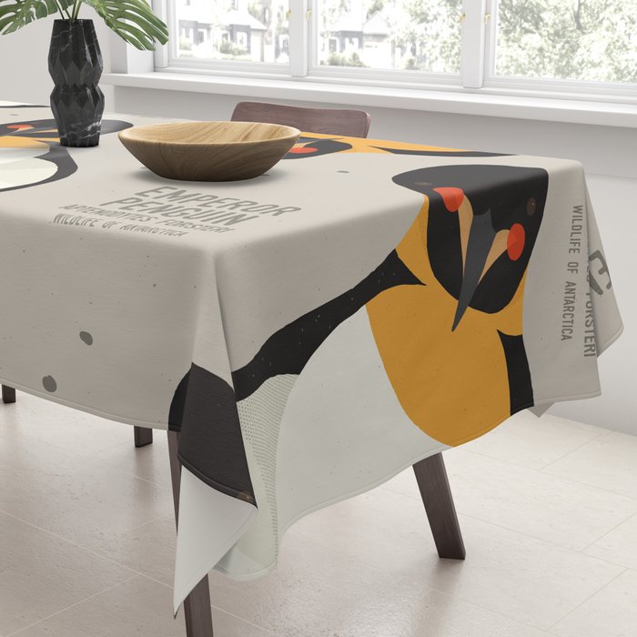 Emperor Penguin, Wildlife of Antarctica Tablecloth Gallery Image 3