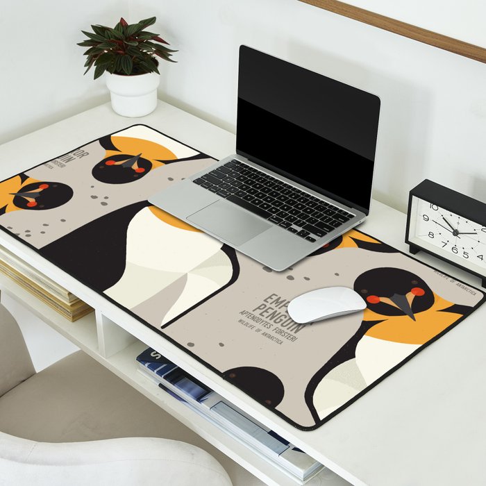 Emperor Penguin, Wildlife of Antarctica Desk Mat Gallery Image 2