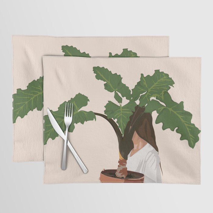 Vase Plant 2 Placemat Gallery Image 1