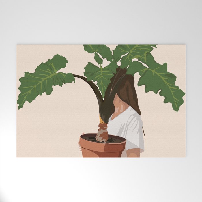 Vase Plant 2 Welcome Mat Gallery Image 1