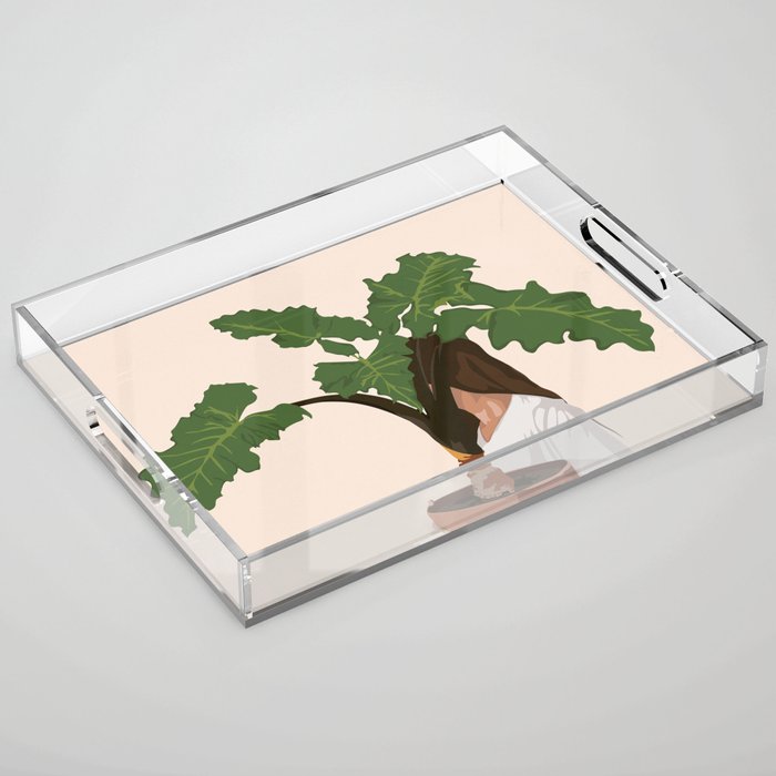 Vase Plant 2 Acrylic Tray Gallery Image 1