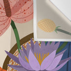 Flowers on the Dining Table. Wall Tapestry Gallery Image 3