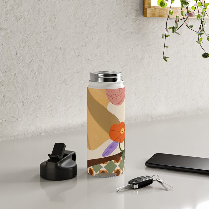 Flowers on the Dining Table. Water Bottle Gallery Image 4