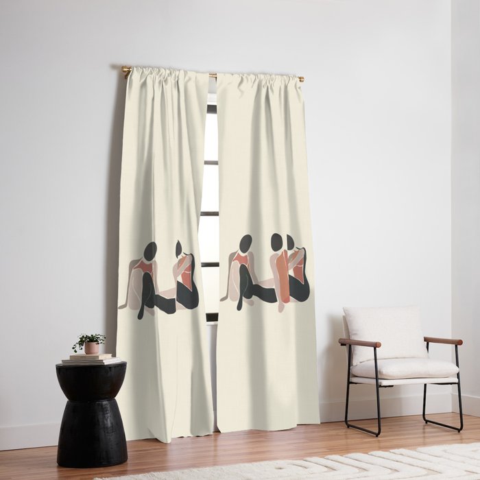 Woman Forms Window Curtain Gallery Image 1