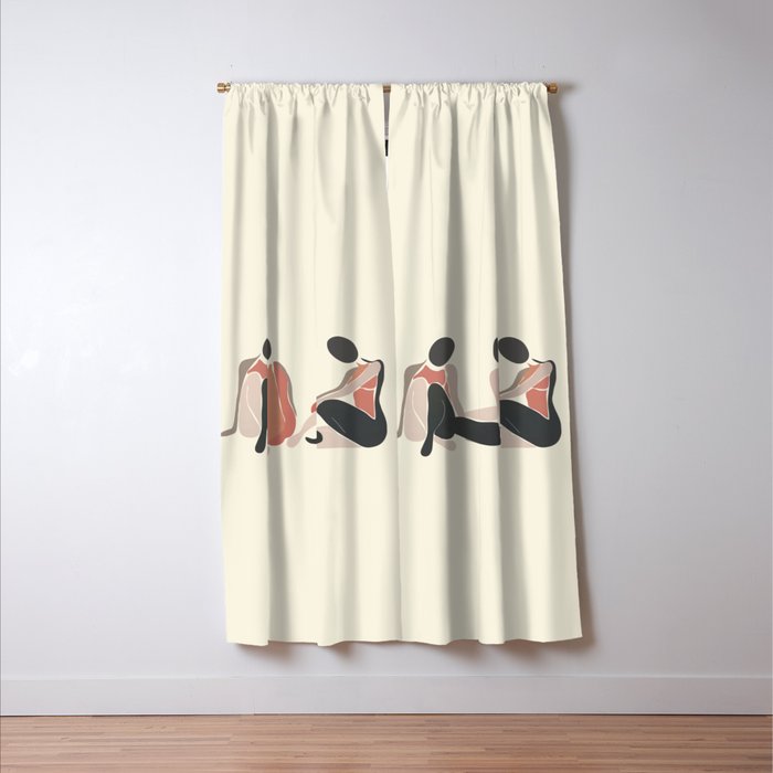 Woman Forms Window Curtain Gallery Image 3