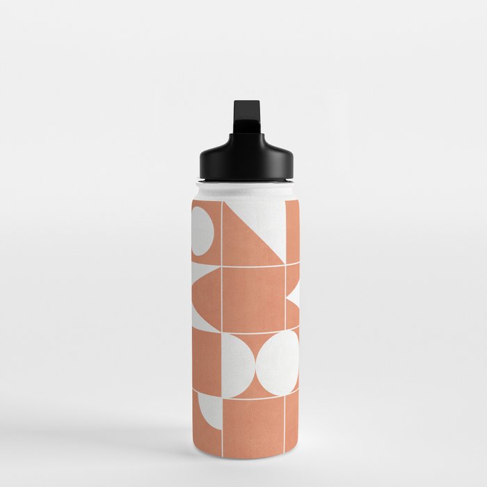My Favorite Geometric Patterns No.14 - Coral Water Bottle Gallery Image 3