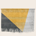 Modern Yellow & Black Geometric Wall Hanging Gallery Image 1