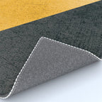 Modern Yellow & Black Geometric Rug Gallery Image 4
