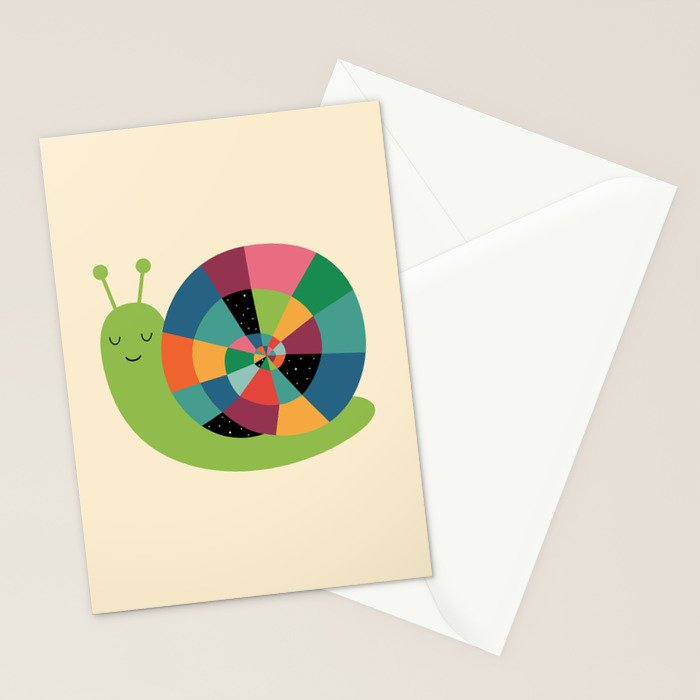 Snail Time Stationery Card Gallery Image 2