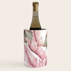 Tropical Banana Leaves, Watercolor Prints Wine Chiller Gallery Image 1