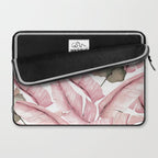 Tropical Banana Leaves, Watercolor Prints Laptop Sleeve Gallery Image 2