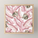 Tropical Banana Leaves, Watercolor Prints Mini Art Print Gallery Image 1