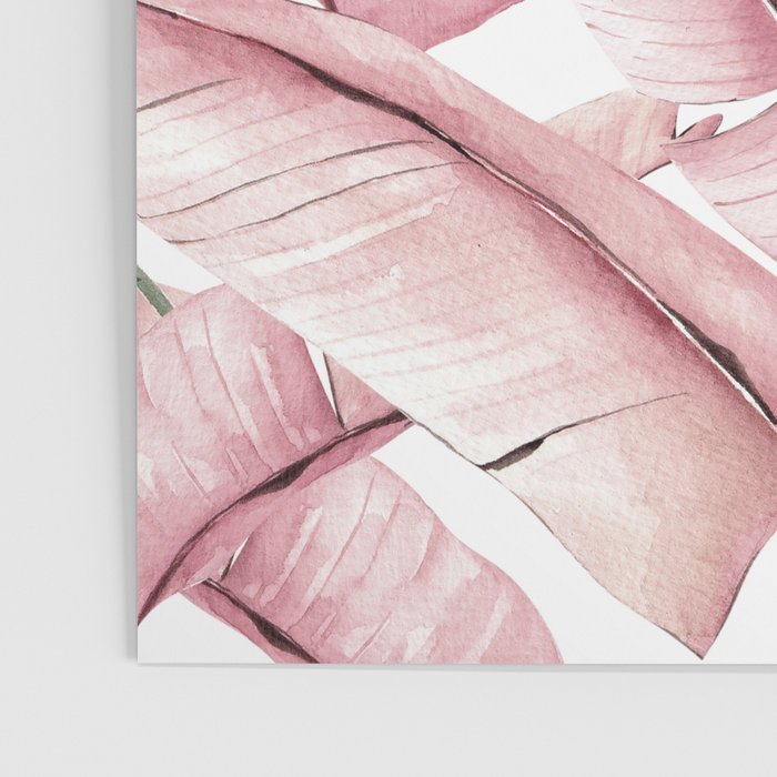 Tropical Banana Leaves, Watercolor Prints Poster Gallery Image 3