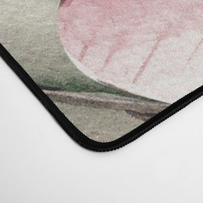 Tropical Banana Leaves, Watercolor Prints Desk Mat Gallery Image 4