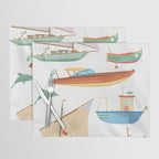 Boats poster Placemat Gallery Image 1