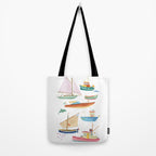 Boats poster Tote Bag Gallery Image 2