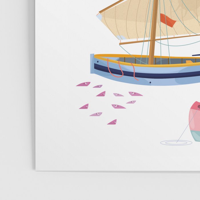 Boats poster Poster Gallery Image 3