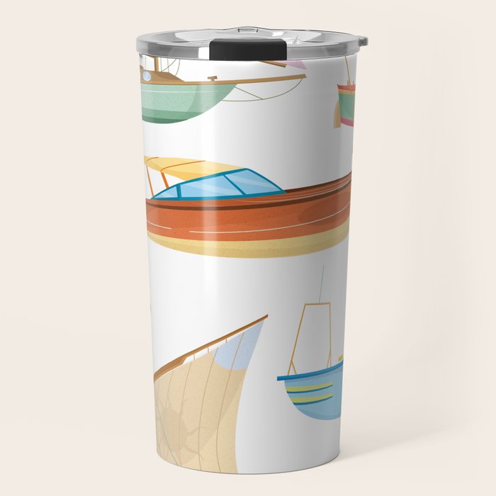 Boats poster Travel Mug Gallery Image 1
